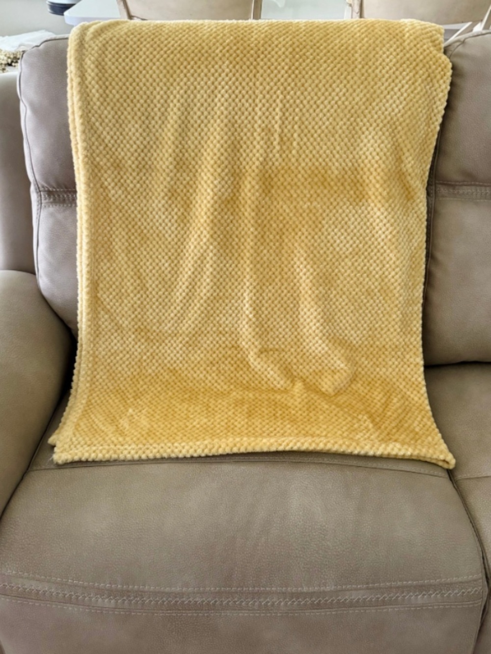 Yellow Throw Blanket